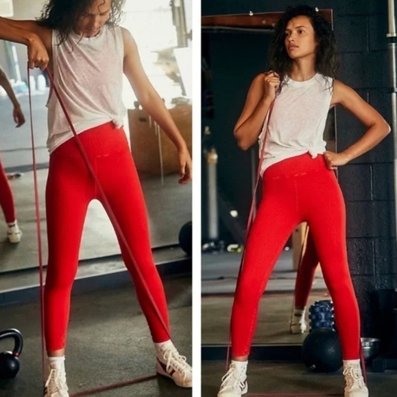 Free People Pants - #21❤𝅺$70 Free People Happiness Runs Leggings Size XS/S